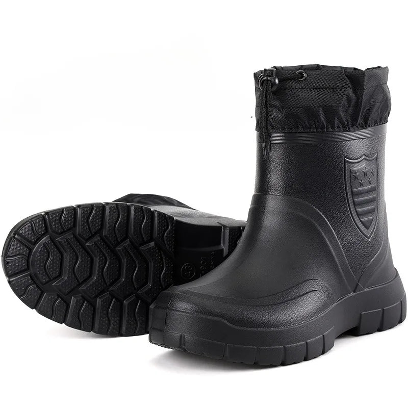 Bota Masculina Para Inverno Impermeável Solado Grosso Antiderrapante