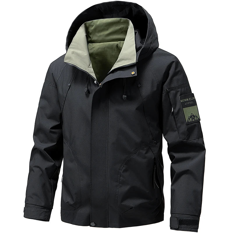 Jaqueta Masculina Impermeável Softshell com Capuz