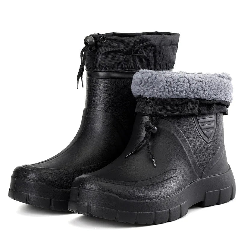 Bota Masculina Para Inverno Impermeável Solado Grosso Antiderrapante