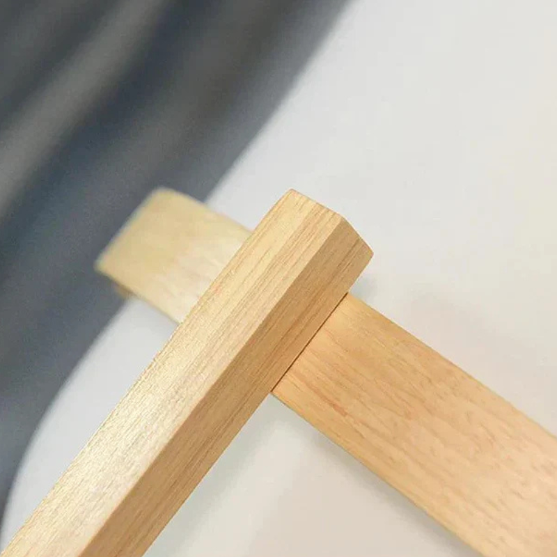 Luminária Abajur Wood Frances Moderno