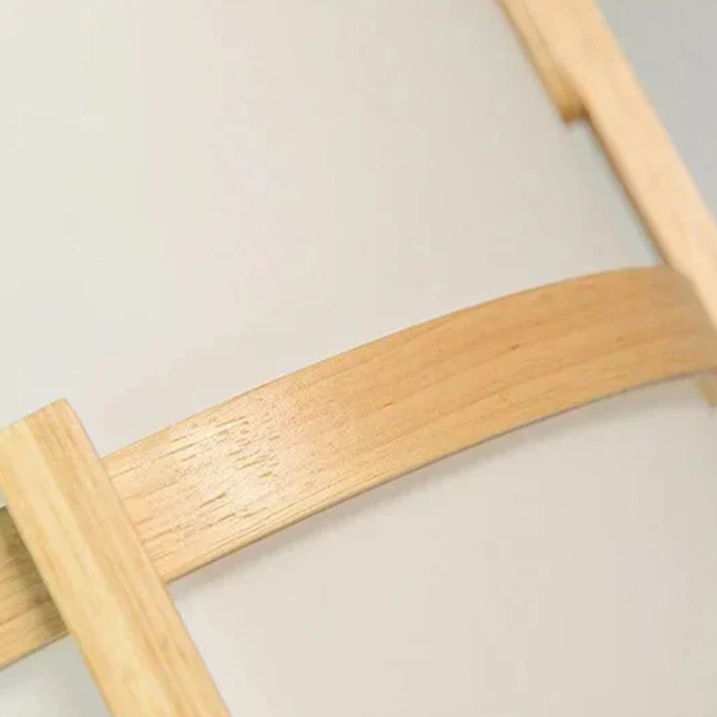 Luminária Abajur Wood Frances Moderno