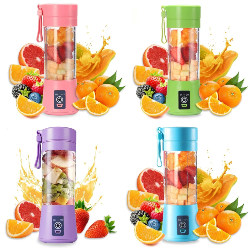 Mini Liquidificador Mixer Elétrico 6 Laminas 400ML