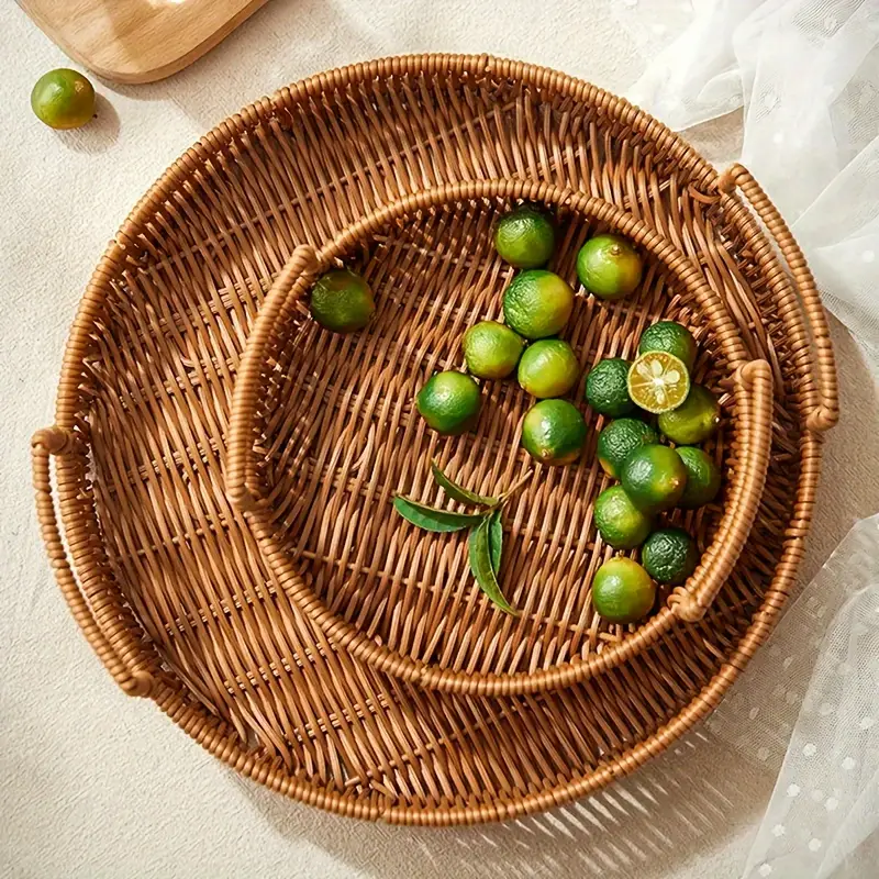 Cesto de Frutas Com Alças Duplas Casa da Clara