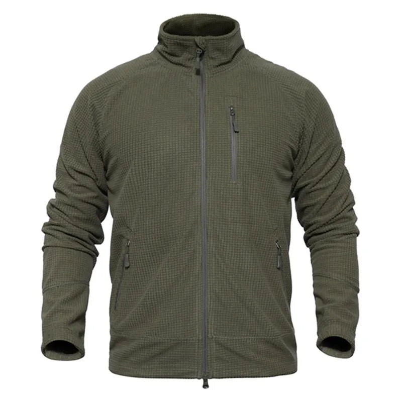 Jaqueta Masculina Militar Leve com Forro Fleece