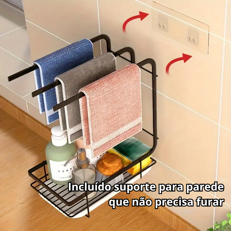 Prateleira De Dreno De Cozinha Multifuncional Casa da Clara