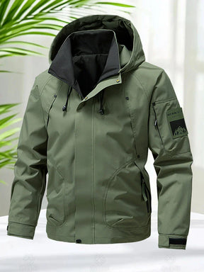 Jaqueta Masculina Impermeável Softshell com Capuz