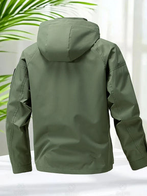 Jaqueta Masculina Impermeável Softshell com Capuz
