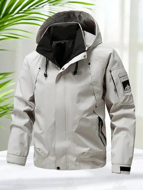 Jaqueta Masculina Impermeável Softshell com Capuz