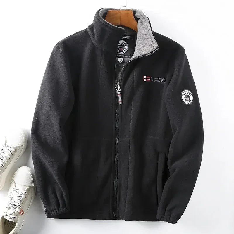 Casaco Masculino de Inverno Parka de Lã Premium
