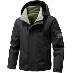 Jaqueta Masculina Impermeável Softshell com Capuz
