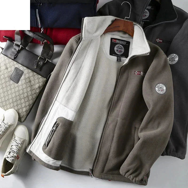 Casaco Masculino de Inverno Parka de Lã Premium