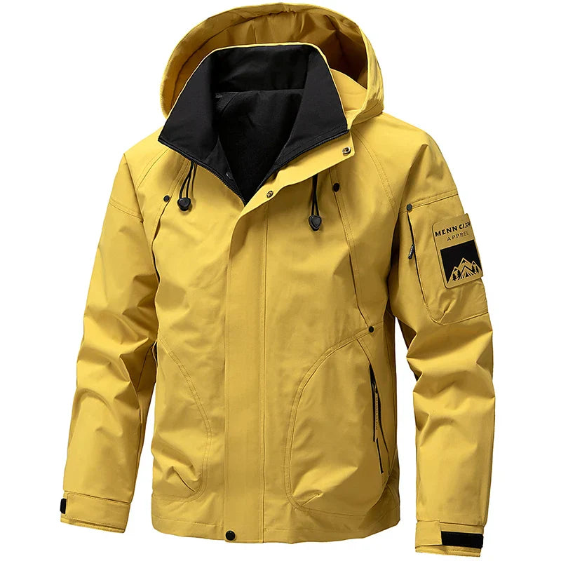 Jaqueta Masculina Impermeável Softshell com Capuz