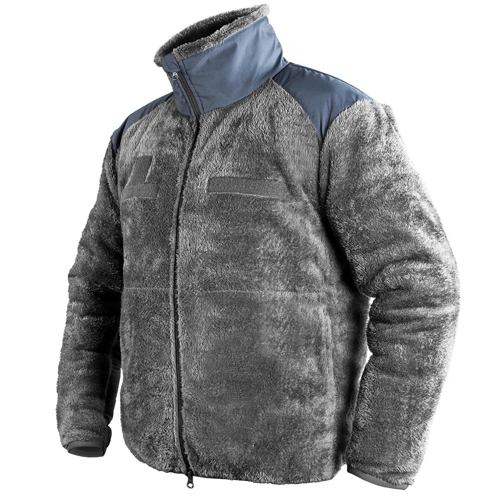 Jaqueta Masculina Tática de Inverno com Forro Térmico Fleece