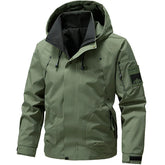 Jaqueta Masculina Impermeável Softshell com Capuz