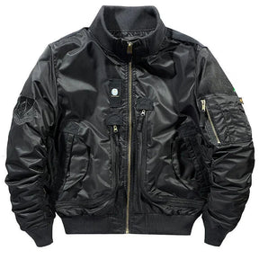 Jaqueta Masculina Bomber Estilo Retrô Oversized Design Curto