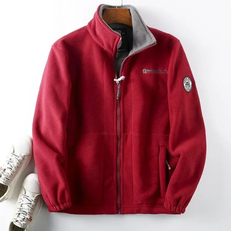 Casaco Masculino de Inverno Parka de Lã Premium