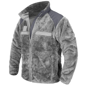 Jaqueta Masculina Tática com Forro Fleece Térmico para Inverno